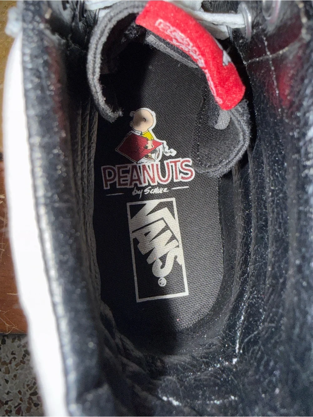 Vans x Peanuts Sk8-Hi Reissue Charlie Kite Men's Size 10.5 High Top Sneakers